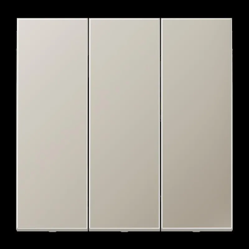 Jung Wippe 3fach, Serie LS, Edelstahl ES993