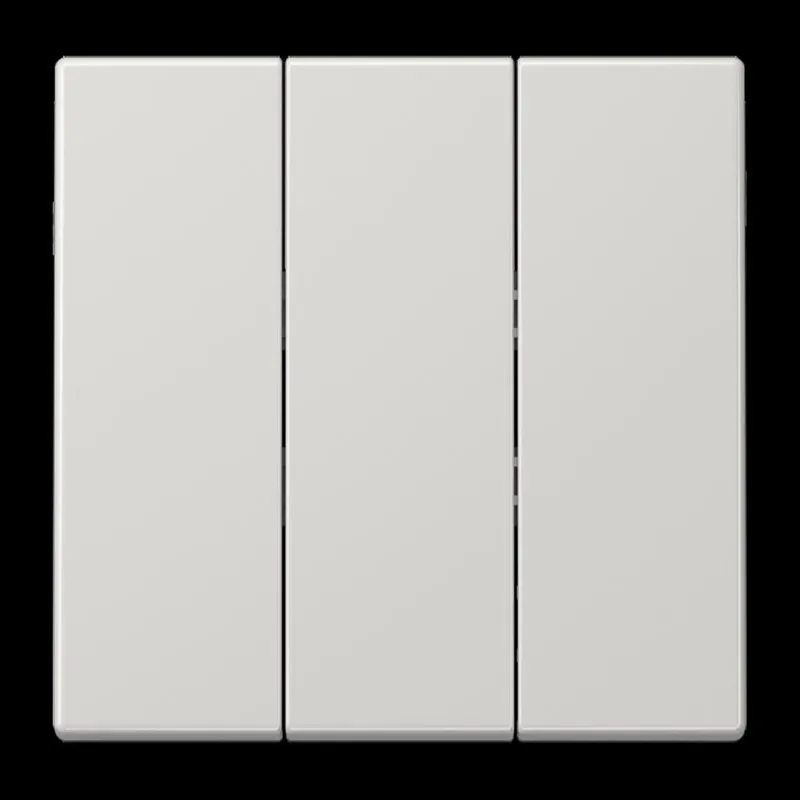 Jung Wippe 3fach, Thermoplast, Serie LS, lichtgrau LS993BFLG