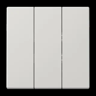 Jung Wippe 3fach, Thermoplast, Serie LS, lichtgrau LS993BFLG