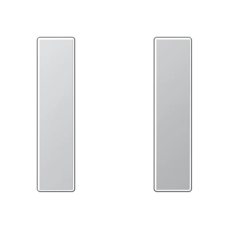 Jung Tastensatz 1fach, F50, Serie A, aluminium A501TSAAL