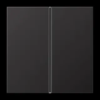 Jung Tastensatz 1fach, F40, Serie LS, dark (lackiertes Aluminium) AL2401TSAD