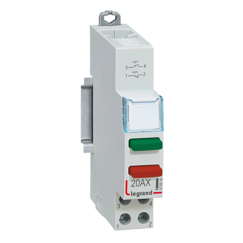 Legrand Taster 20A 1S (grün) 1Ö (rot)