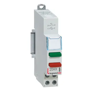 Legrand Taster 20A 1S (grün) 1Ö (rot)