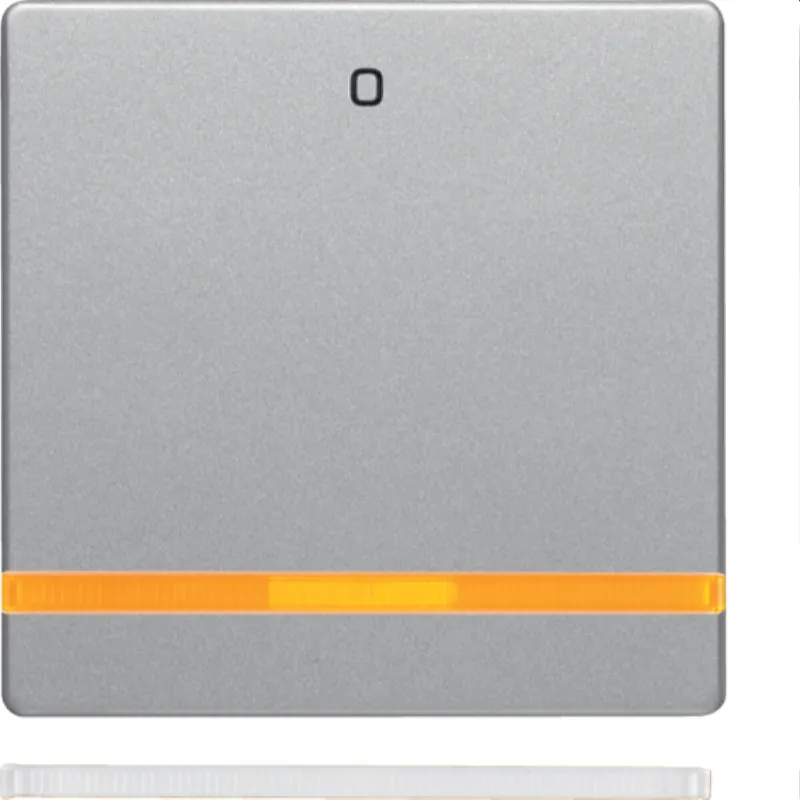Berker Wippe Symbol 0 Q1/Q3 alu samt lackiert 16246084