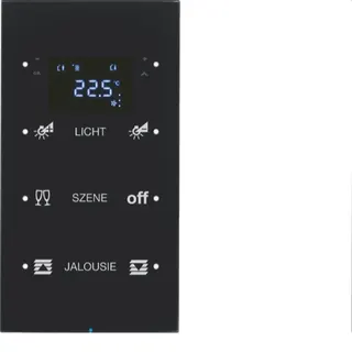 Berker Touchsensor 75643155 3fach schwarz 75643155