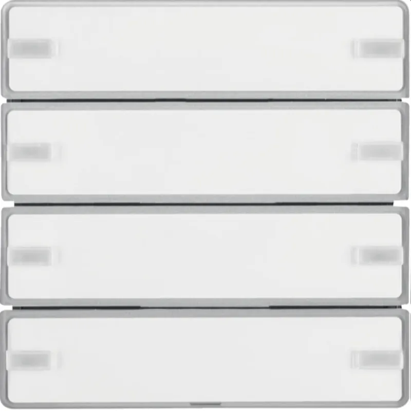 Berker Tastsensor 4fach Komfort KNX Q.x alu samt lackiert 80144321