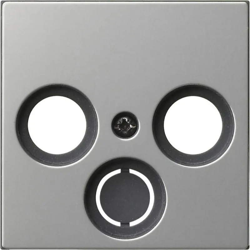 Gira Abdeckung 0869600 Koacial-Antennenst. 55 Edelstahl 0869600