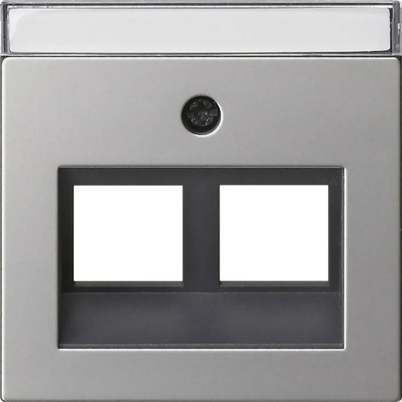 Gira Abdeckung 2640600 30Grad+BSF Tragring 55 Edelstahl 2640600