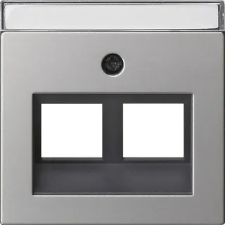 Gira Abdeckung 2640600 30Grad+BSF Tragring 55 Edelstahl 2640600