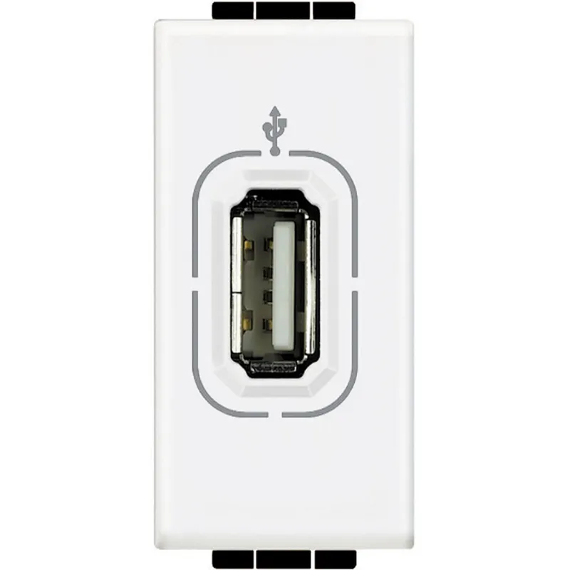 Bticino Anschlussdose N4285 USB weiss