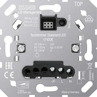 Jung Tastdimmer Standard LED, ohne Nebenstelleneingang 1710DE