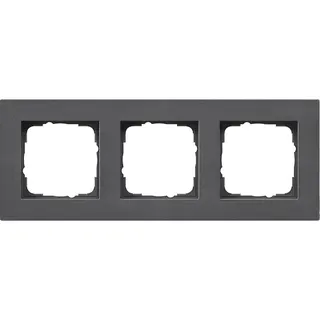Gira Abdeckrahmen 0213235 3fach flach E2 anthrazit 0213235