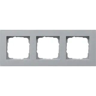 Gira Abdeckrahmen 0213255 3fach flach E2 F alu 0213255