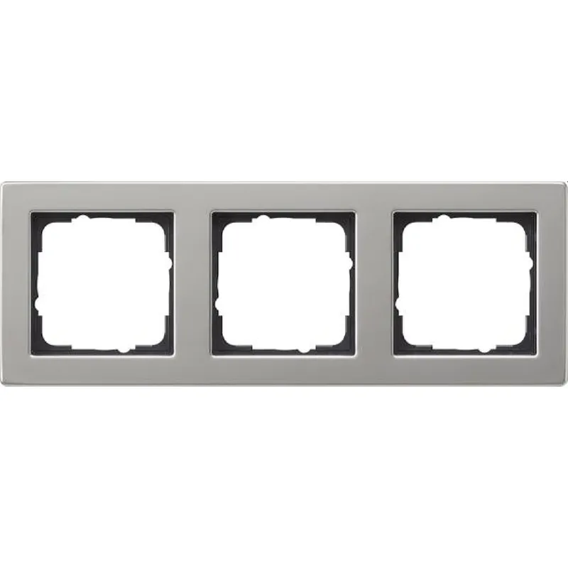 Gira Abdeckrahmen 021333 3fach E2 Edelstahl 21333