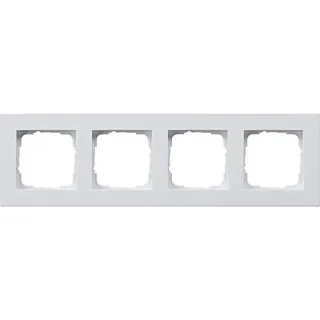 Gira Abdeckrahmen 0214225 4fach flach E2 reinweiss 0214225