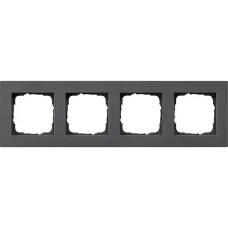 Gira Abdeckrahmen 0214235 4fach flach E2 anthrazit 0214235