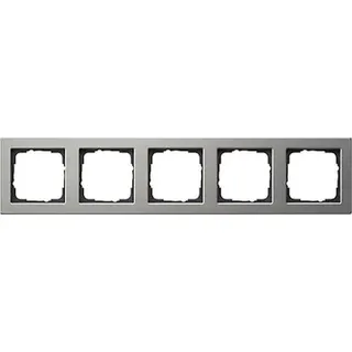 Gira Abdeckrahmen 021533 5fach E2 Edelstahl 21533