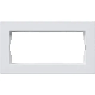 Gira Abdeckrahmen 1002225 2fach o.M. flach E2 reinweiss 1002225