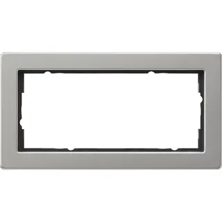 Gira Abdeckrahmen 100233 2fach o. M. E2 Edelstahl 100233