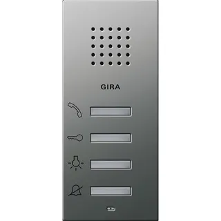 Gira Wohnungsstation 1250600 AP System 55 Edelstahl 1250600