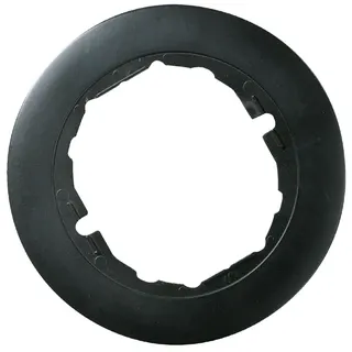 ELSO Wandschalter WDE011503 1fach Rahmen schwarz Renova