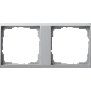 Gira Tragplatte 1462726 2fach Gira Event Klar Farbe Alu 1462726