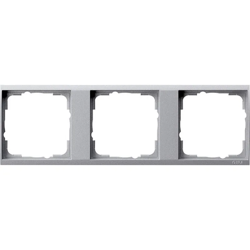 Gira Tragplatte 1463726 3fach Gira Event Klar Farbe Alu 1463726
