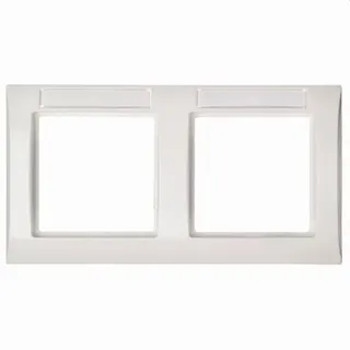ELSO Rahmen 264214 2fach waagerecht JOY reinweiß