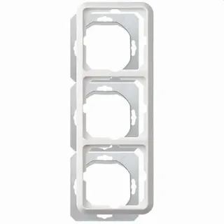 ELSO Rahmen 224344 3fach FASHION IP44 reinweiß