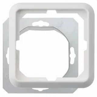 ELSO Rahmen 224144 1fach FASHION IP44 reinweiß