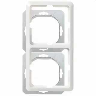 ELSO Rahmen 224244 2fach FASHION IP44 reinweiß