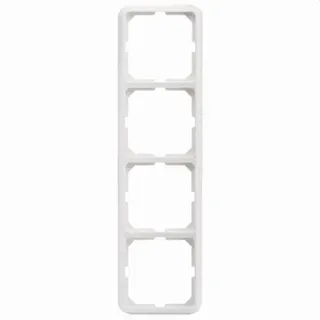 ELSO Rahmen 204404 4fach FASHION Duro reinweiß