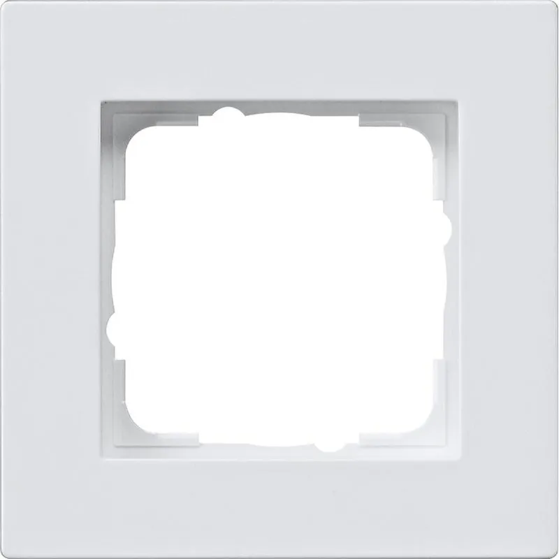 Gira Abdeckrahmen 0211225 1fach flach E2 reinweiss 0211225