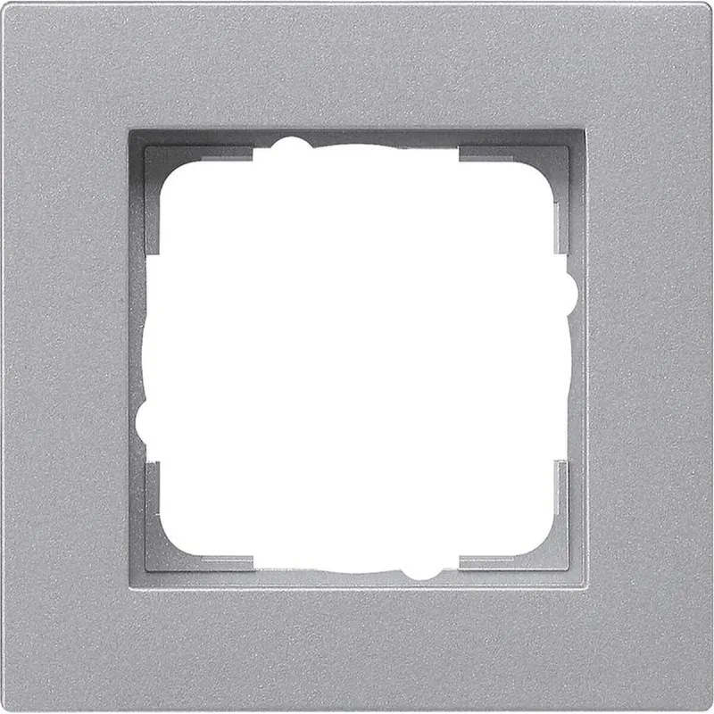 Gira Abdeckrahmen 0211255 1fach flach E2 F alu 0211255