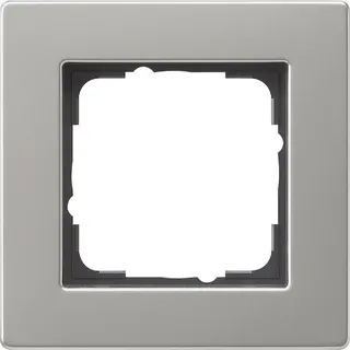 Gira Abdeckrahmen 0211335 1fach flach E2 Edelstahl 0211335