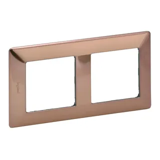 Legrand Rahmen VLIFE 2fach Kupfer