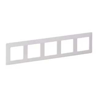 Legrand Rahmen VLIFE 5fach ultraweiss