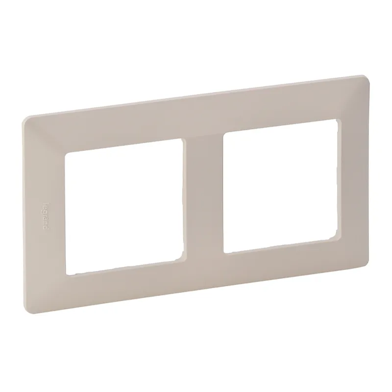 Legrand Rahmen VLIFE 2fach mandelweiss
