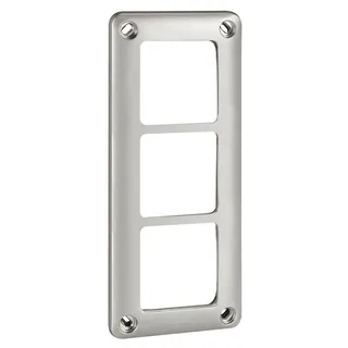 Legrand Abdeckrahmen 077853 Soliroc 3fach grau IP55