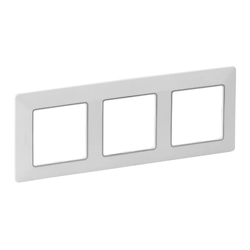Legrand Rahmen VLIFE 3fach uw/chrom