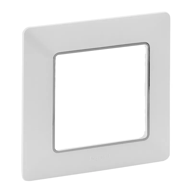 Legrand Rahmen VLIFE 1fach uw/chrom