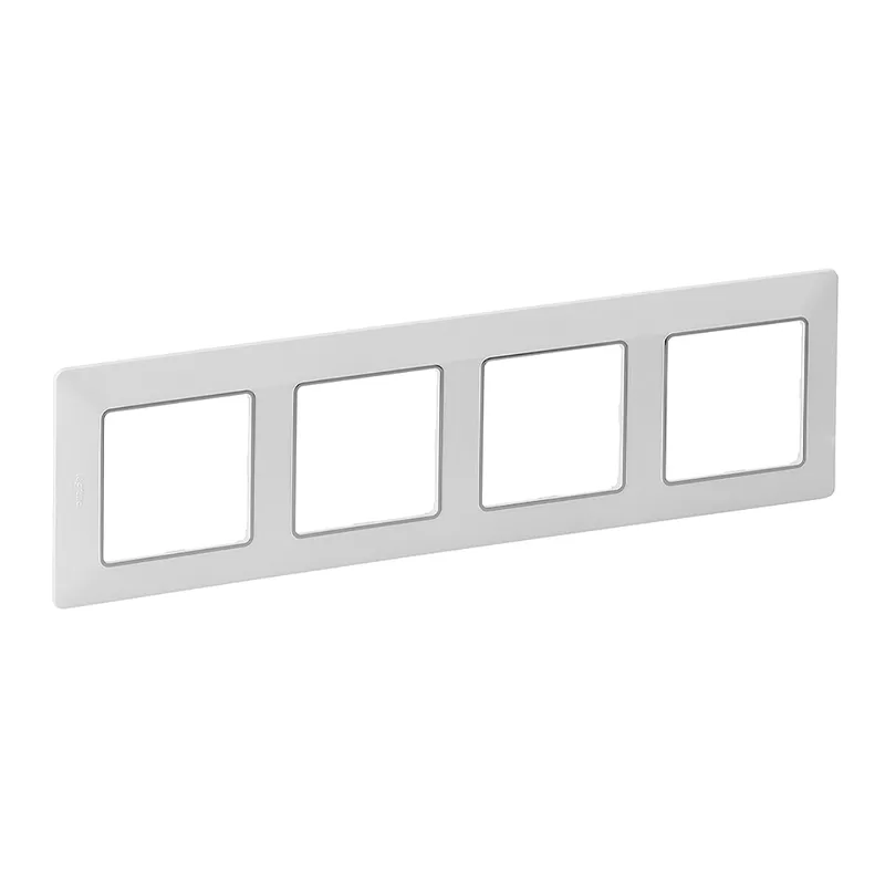 Legrand Rahmen VLIFE 4fach Rahmen uw/chrom