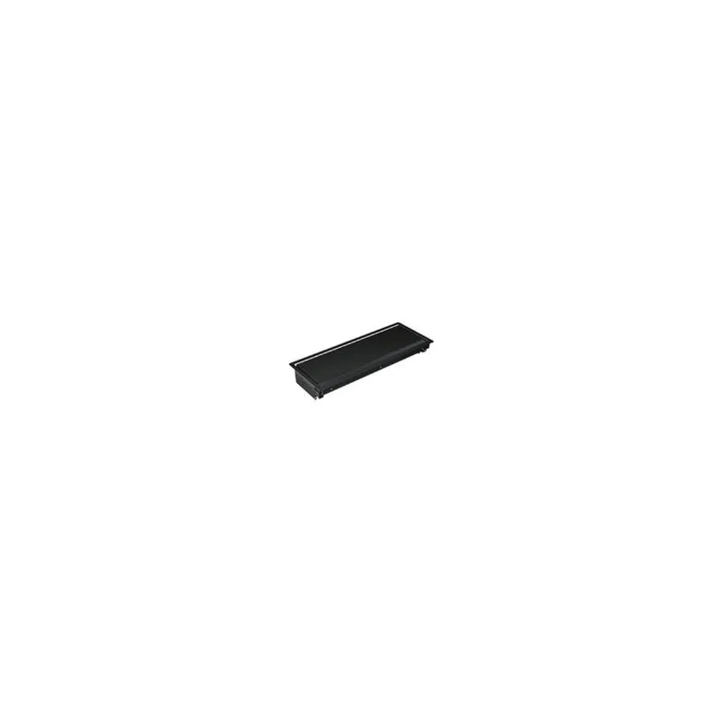 Bachmann Einbaurahmen 911.003 schwarz RAL9017 lang