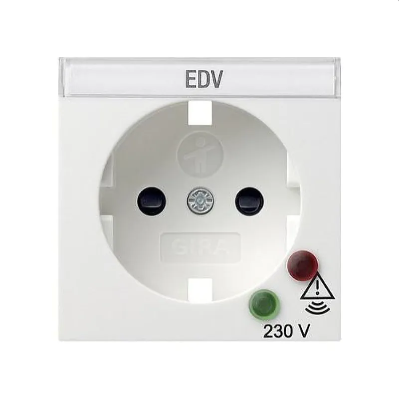 Gira Abdeckung 144103 SCHUKO ueSS System 55 reinweiss