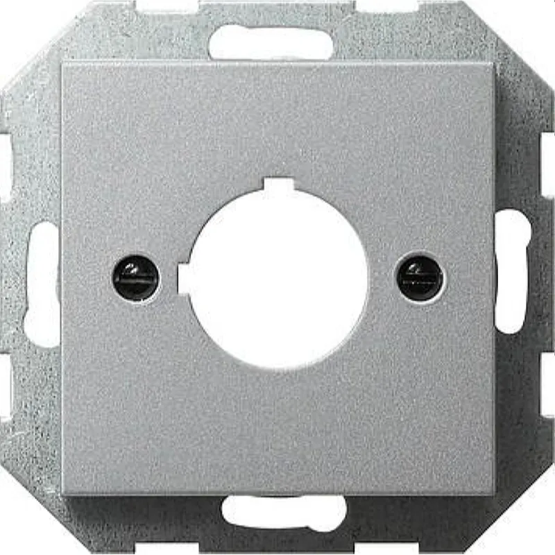 Gira Abdeckung 027226 +Tragring Geraete System 55 Alu
