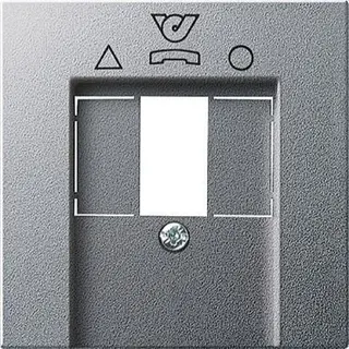 Gira Abdeckung 026026 TDO System 55 Farbe Alu
