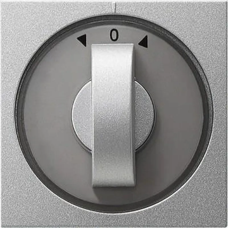 Gira Abdeckung 066626 Knebel Zeit+Jalousie System55 Alu