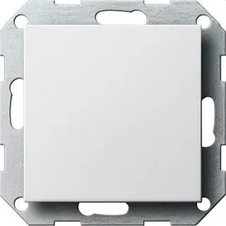 Gira Blindabdeckung 026827 +Tragring System55 reinweiss matt