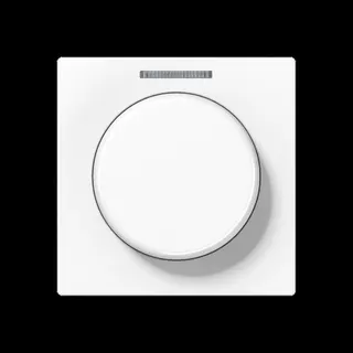 Jung Abdeckung mit Lichtleiter für KNX Drehsensor, Thermoplast, Serie A, alpinweiß A1540BFKO5WW