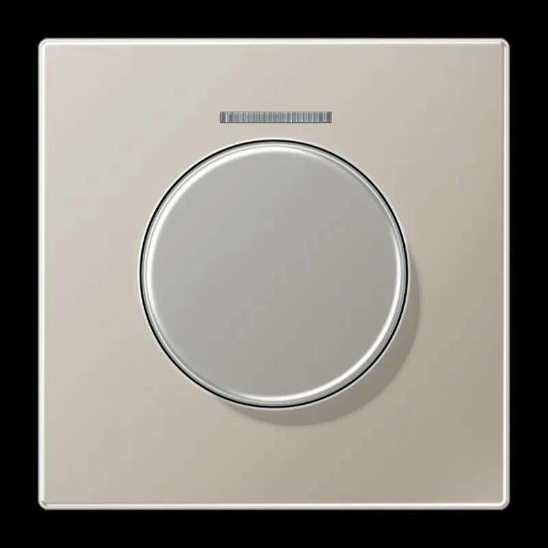 Jung Abdeckung mit Lichtleiter für KNX Drehsensor, Serie LS, Edelstahl ES1940KO5